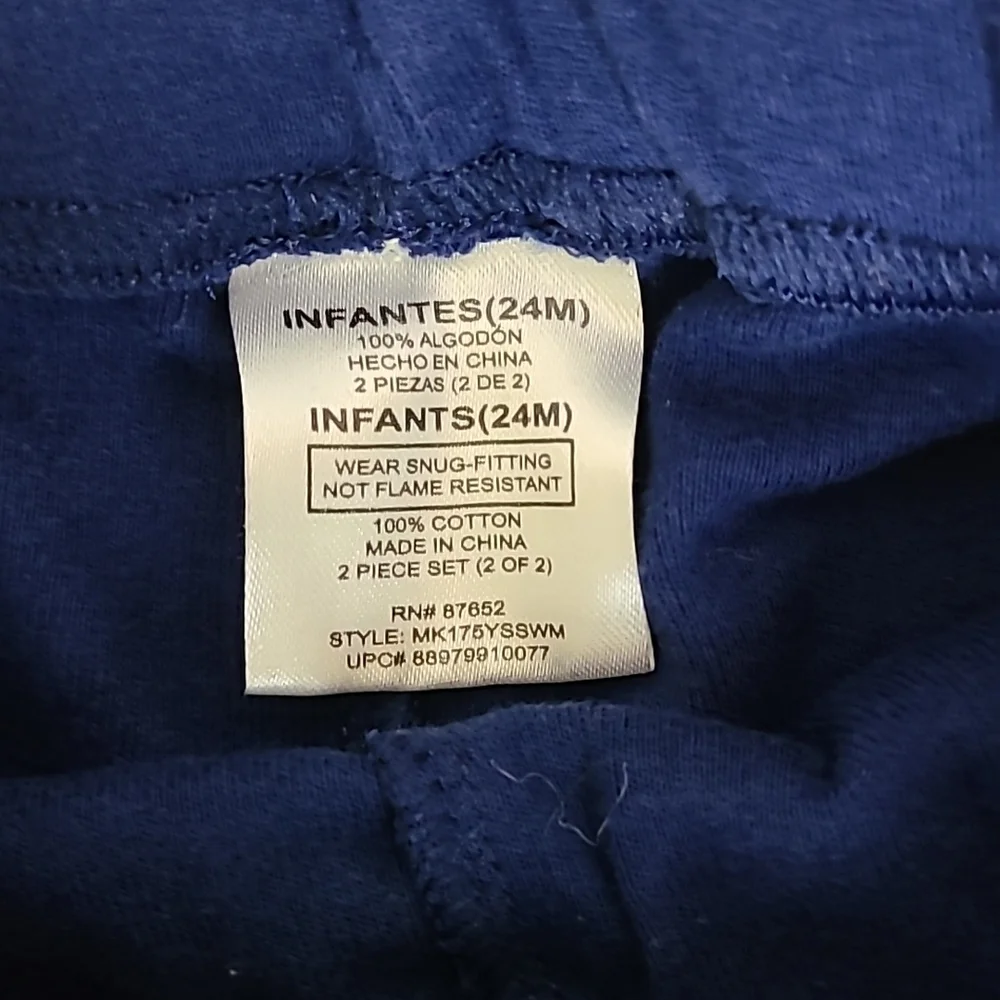 Blue shorts 24 months